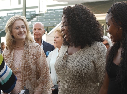 Dr. Cheryl Geer and Oprah